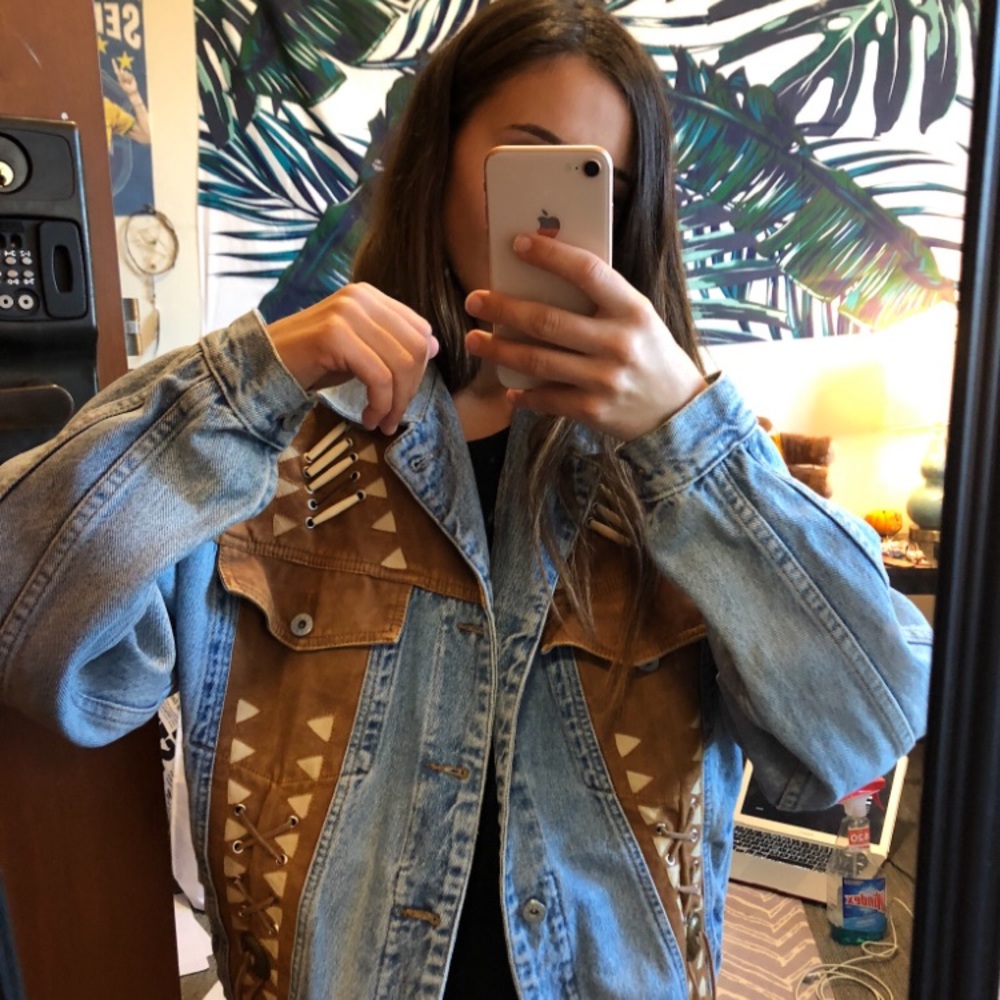Vintage Gold River Denim Cowboy Jacket 🤠